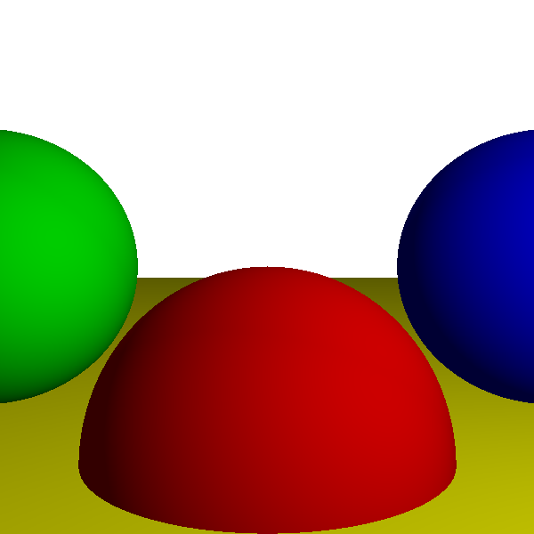 Figure 3-7: Diffuse reflection adds a sense of depth and volume to the scene.