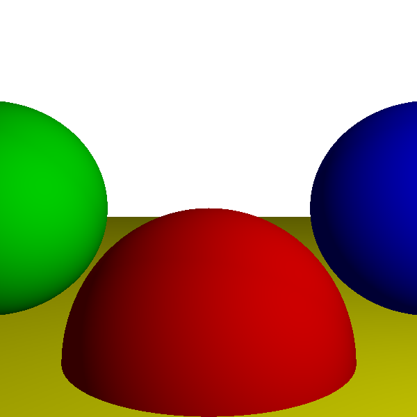 Figure 3-7: Diffuse reflection adds a sense of depth and volume to the scene.
