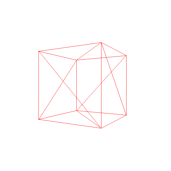 Figure 10-7: The red cube moves toward the camera . . . or does it?