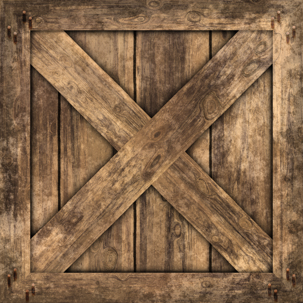 Figure 14-1: Wooden crate texture (by Filter Forge— Attribution 2.0 Generic (CC BY 2.0) license)