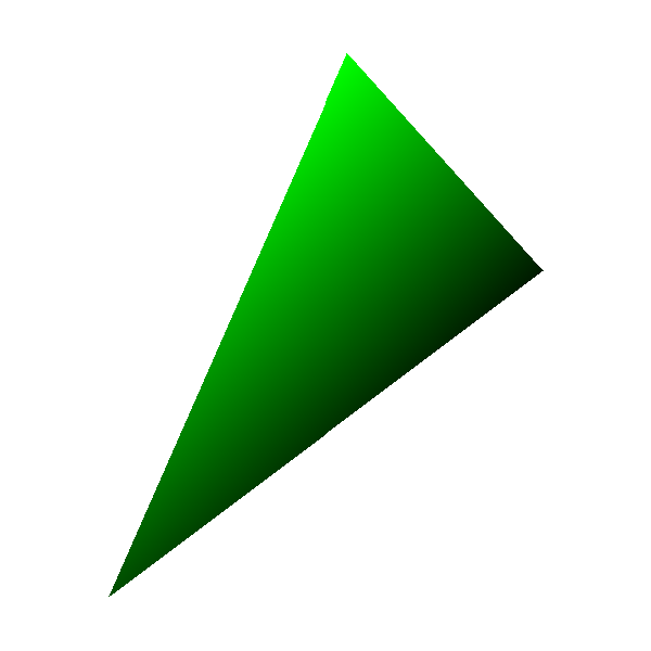 Figure 8-1: A shaded triangle